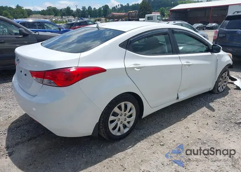 2012 Hyundai Elantra Gls из США, поврежденный, VIN 5NPDH4AE3CH145763